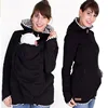 Warm Autumn Kangaroo Carrier Baby Holder Jackets Women's Maternity Hoodies Baby Holder Hoodies Winter Outwear Pregnancy Coat