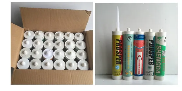 Windows And Doors And Glass Members Acetoxy Silicone Sealant