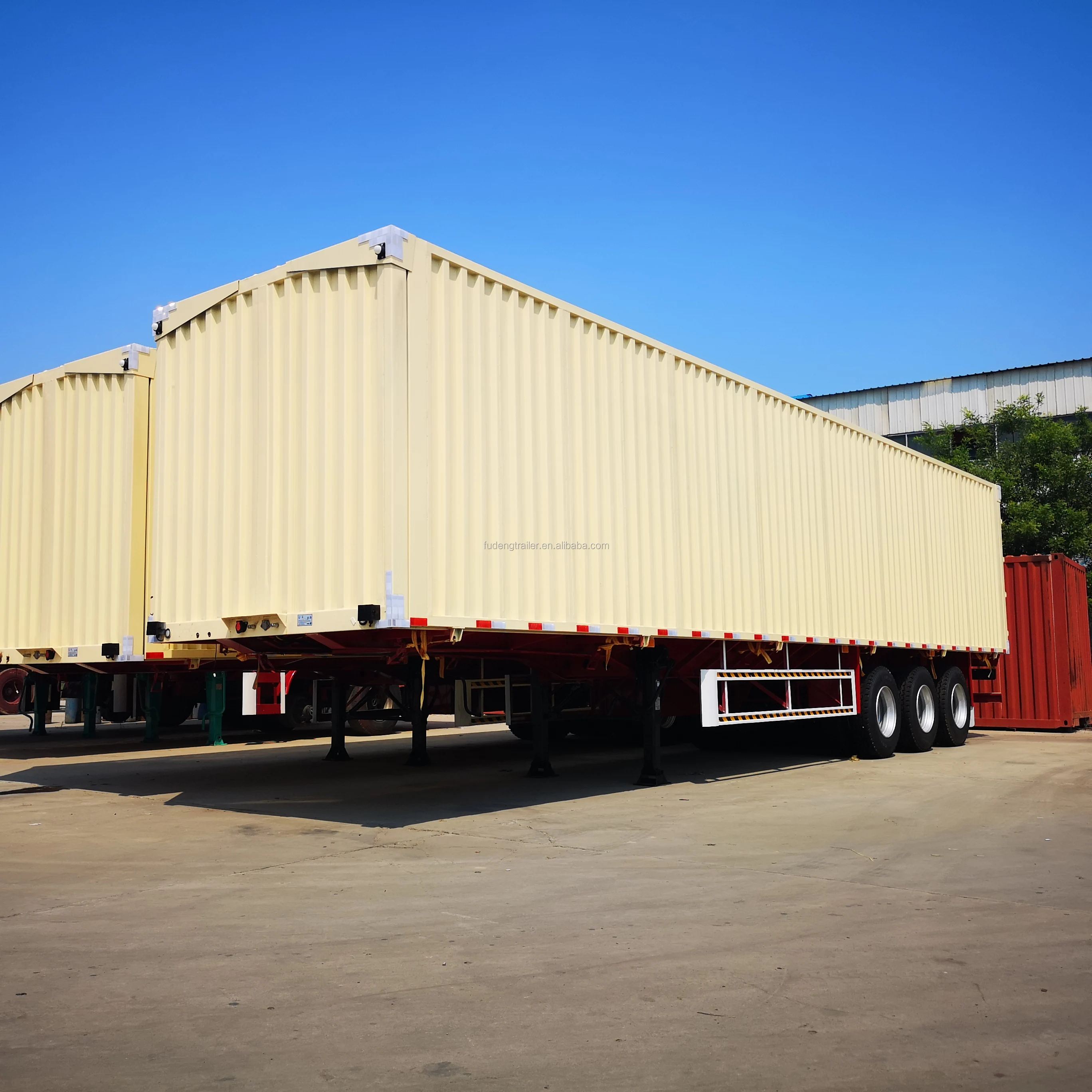 Enclosed Small Auto Transport Truck Trailer,Car Carrier Semi Trailer ...