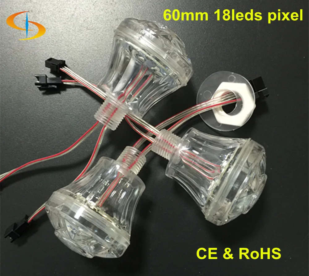 Programmable 60mm 18leds Led Rgb Forain Cabochon Lamps Product On Programmable 60mm 18leds Led Rgb Forain Cabochon Lamps Product On