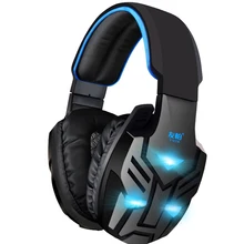 TWFM Y028 Subwoofer Big Gaming Glowing Headphones with Microphone for PC Computer Headset Stereo Universal Wired Earpiece Game