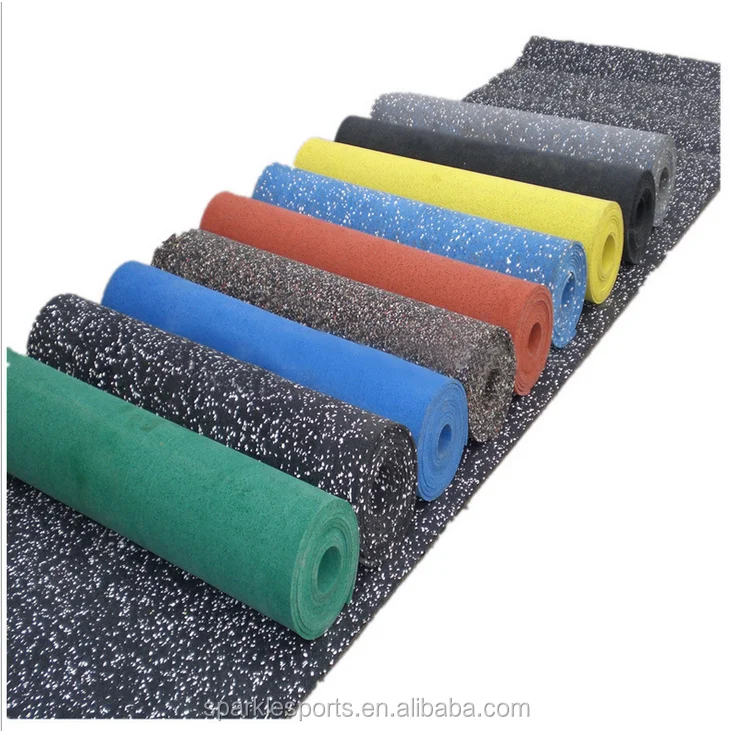 Non Slip High Quality Rubber Roll Gym Floor Mat Used Rubber Gym