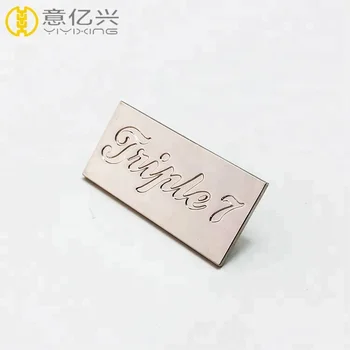 Charms Laser Engraved Logo Metal Name Plates For Handbags Custom Plate Product On Alibaba Charms Laser Engraved Logo Metal Name