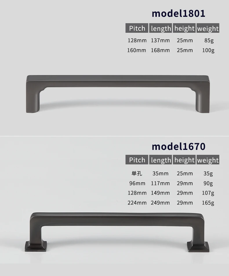 Zink-legierung Farbe Küche Schrank Tür Schublade Griff Dressing Tisch