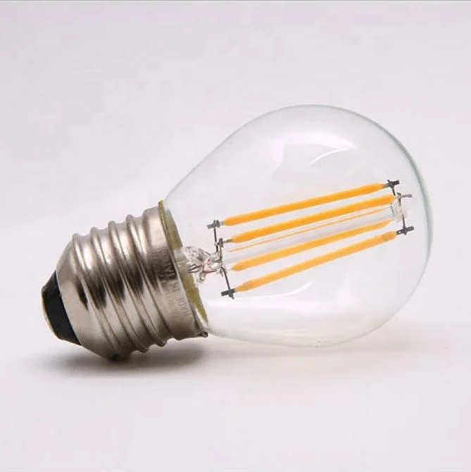 G45 Energy saving globe vintage Dimmable retro style led filament bulb