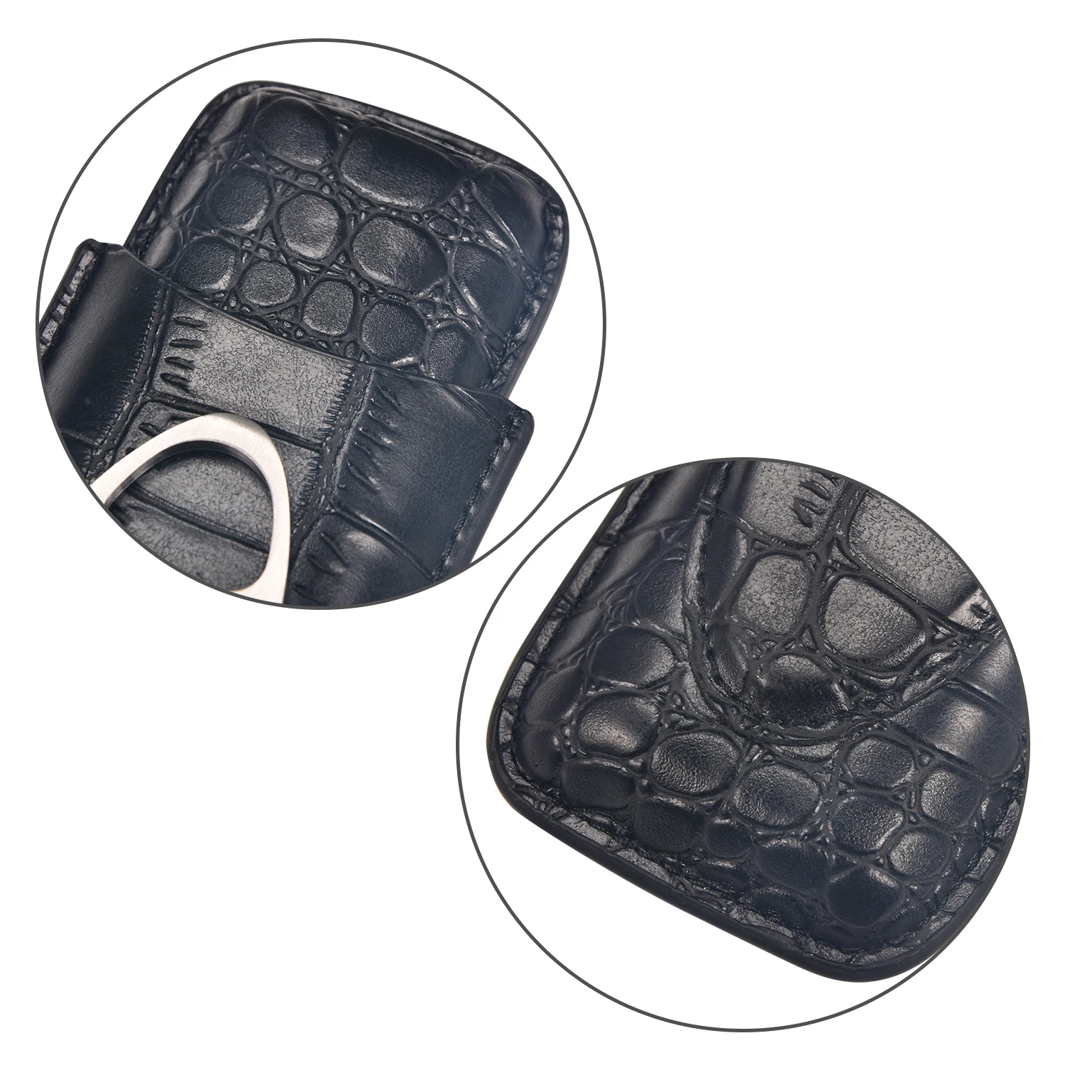 OEM luxury waterproof cigar cases with cigar cutter