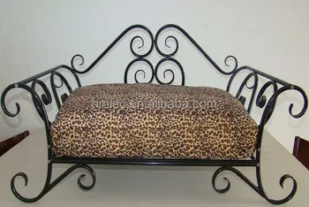 Wrought Iron Design Pet Bed Metal Dog Sofa Style Set Wrought Iron Design Pet Bed Metal Dog Sofa Style
