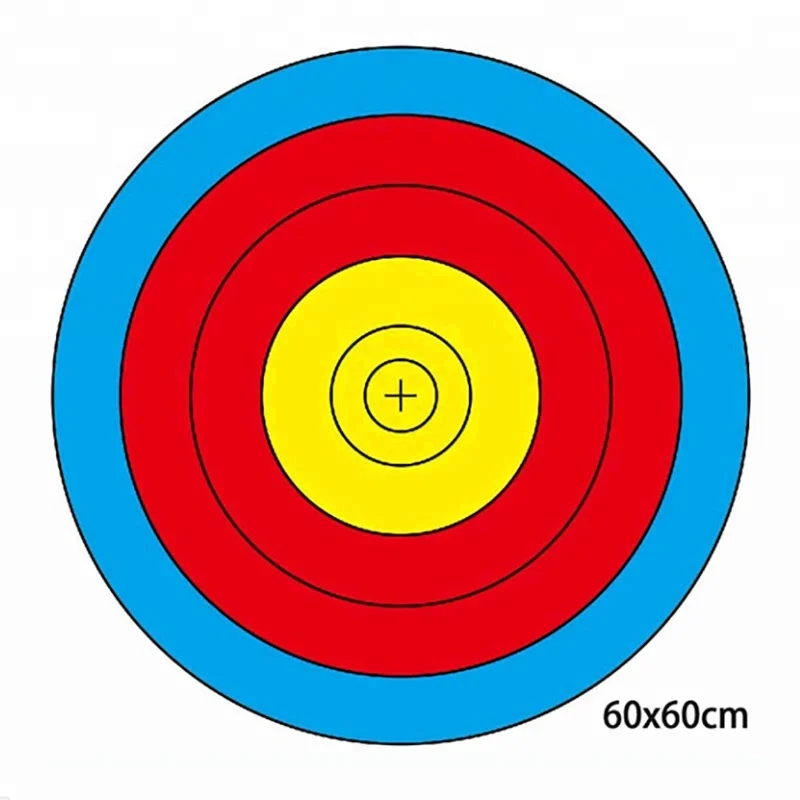 40/60cm Paper Archery Targets For Shooting 5/10 Ring Bullseye Archery