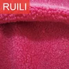 faux lamb fur plain fabric shoes and outwear garment material
