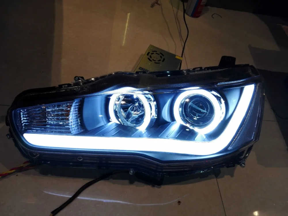 Vland factory  high quality for Car head light For Lancer EVO X 2008 2019 2020 Car Headlight Assembly Projector led headlamp