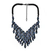 statement necklace jewelry Low MOQ Hot sale bodychain jewelry multi layer big chunky colorful statement necklace