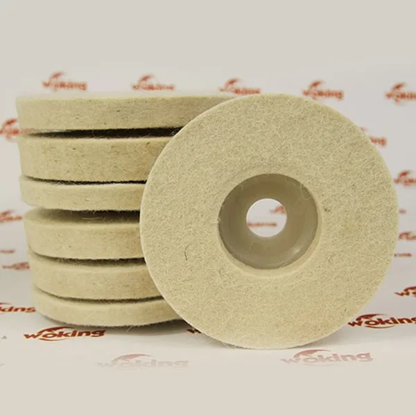4'' Wool Felt Polishing Disc For Stainless Steel Mirror Finish Buy