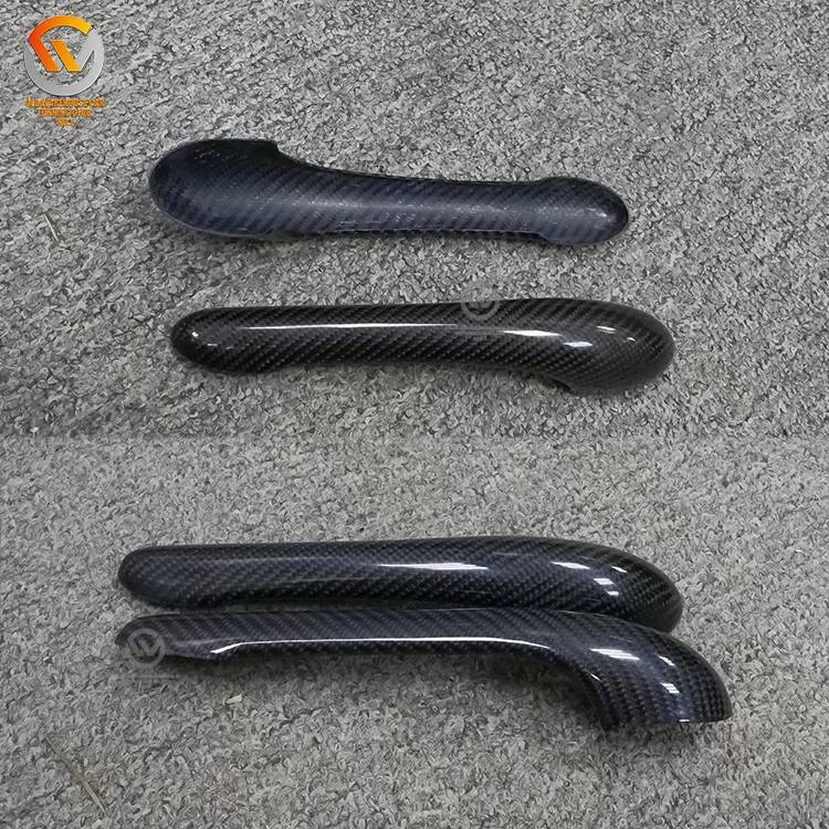 Real Carbon Fiber Door Handle Cover Trim For Maserati Granturismo S Mc