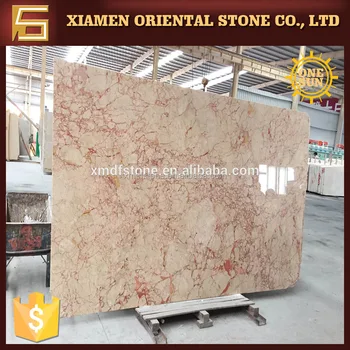 Turco Rosalía Beige Mármol Con Las Venas Rojas Para Mesa De Comedor ... Turco Rosalía Beige Mármol Con Las Venas Rojas Para Mesa De Comedor ...