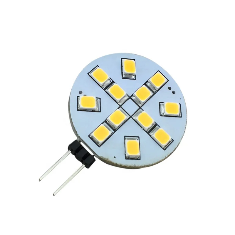 ra80 ce rohs 12pcs 2835 SMD Warm White 2600-2800K dimmable 2w g4 led 12v