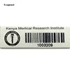 logo design with bar-code metal aluminium barcode printer label