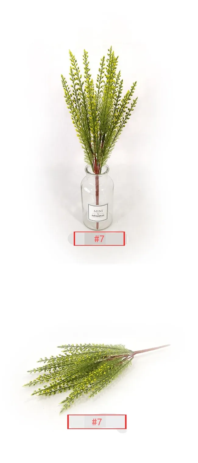 Wholesale Faux Greenery Leaves Artificial Plastic Fern