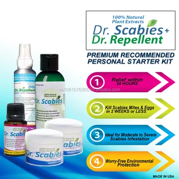 premium dr. scabies + dr. repellent kits (scabies cream,soap