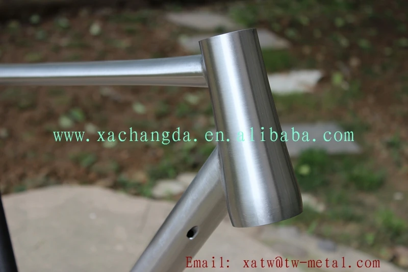 Road Bike Frame Taper Head Tube Titanium Touring Bike Frame Flat Mount