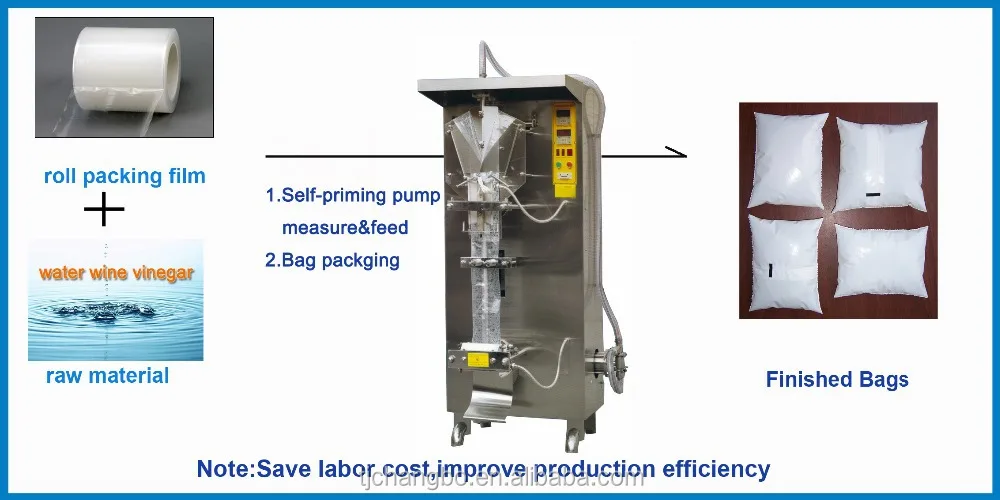 Automatic water Pouch filling capping machine