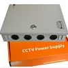 C-Power brand ac dc waterproof IP67 9 Channel CH CCTV Security Camera Distribution PTC Power Supply Box 12V 5A AC