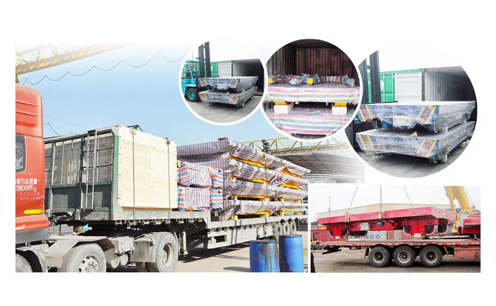 Production of customized battery electric flatbed cart rail ground translation vehicle