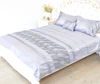 Elegant satin duvet cover set with sequin technique