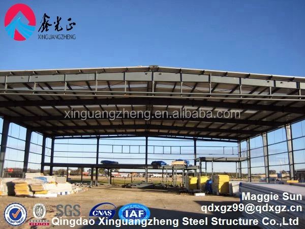 Construction design steel structure warehouse