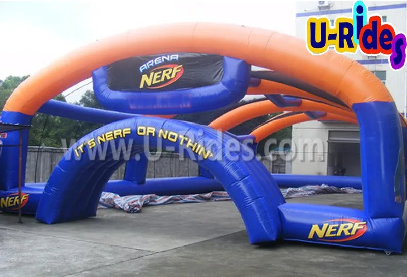 20m Long Inflatable Paintball Tent For 19 Bunkers Standard Package