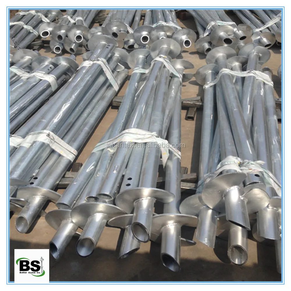 Commercial Screw Pile Pipes Or Foundation And Retaining Wall