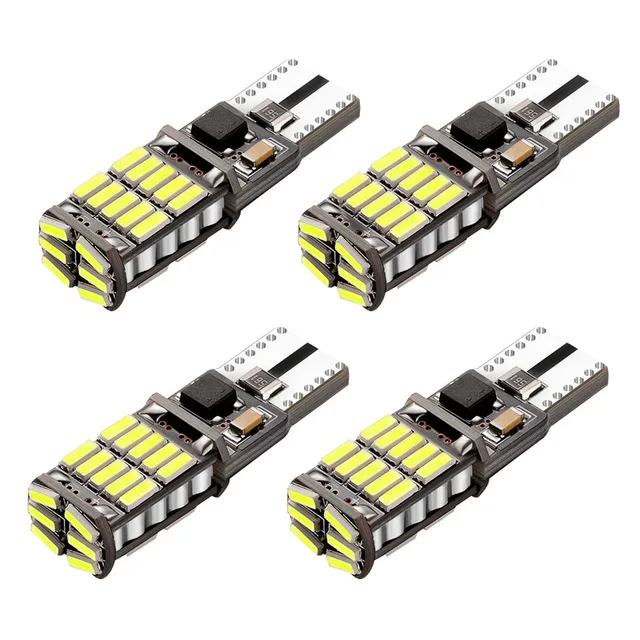 T10 w5w 194 501 led canbus no error car interior light T10 26 SMD 4014 Chip pure white Instrument Lights bulb lamp