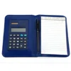 Popular Office& School Normal Size Notepad Notebook with Calculator Solar Power and Pen