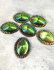 30x40mm Oval resin beads flatback rhinestone hot glue fix on lady garment sewing on lady sandal shoes lady bags