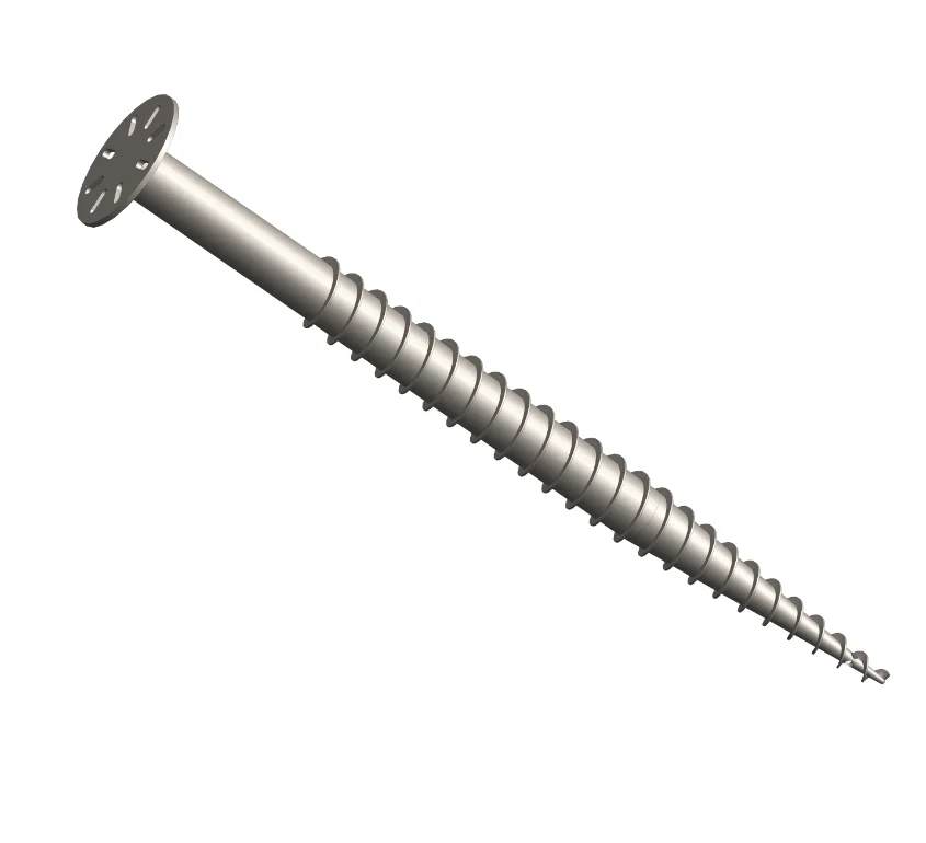 Ground Screws For Foundations Soil Screw Galvanized Steel Screw Piles
