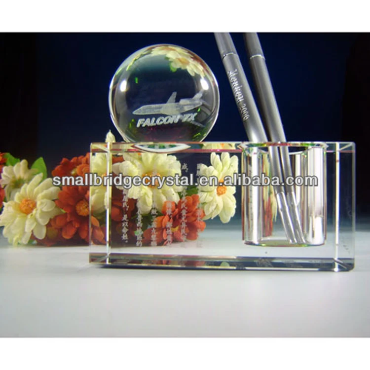 product wholesale crystal desk penholder souvenir-20