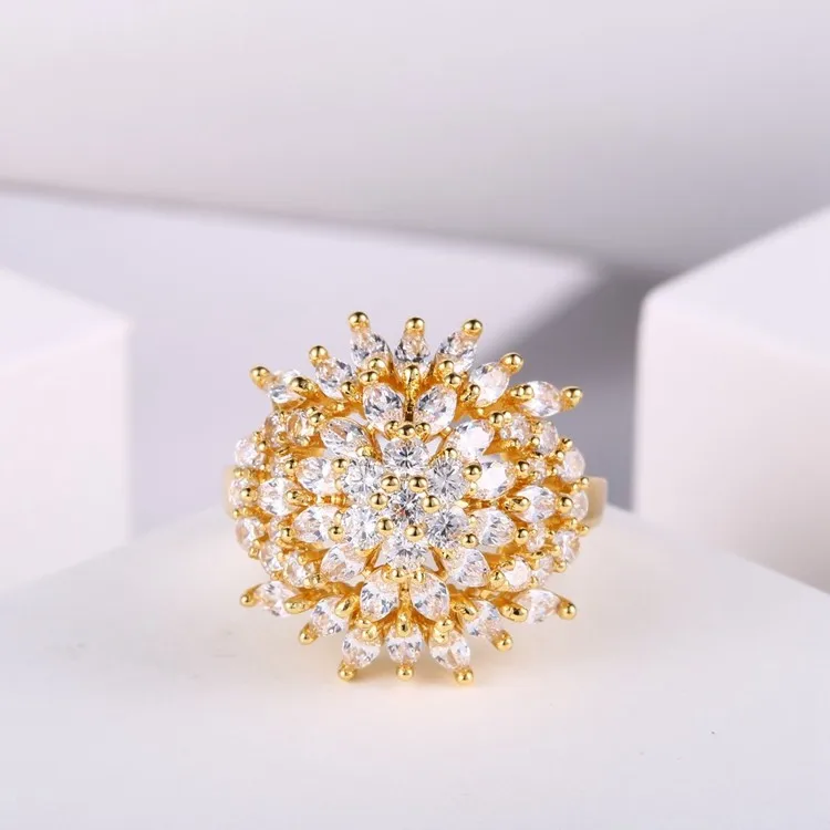 18k Gold Bangle Saudi Arabia Jewelry Gold Diamond Ring For Woman - Buy ...