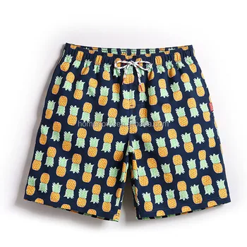 men's pineapple swim trunks