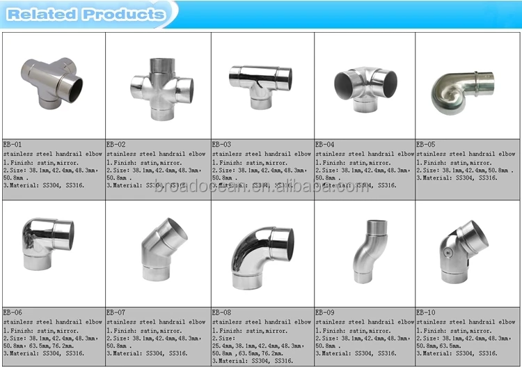 Ace Race Parts 51011 2-1/2 Schedule 40 Long Radius 90 Degree Elbow 304 Stainless main image 0