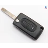 Remote Flip Replace Case shell Car Key Fob for Peug Citr 2 Buttons 407 307 206 406 307 Blade