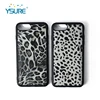 Character camera fluffy leopard oem belt pressed flower fur phone case for iphone 6/7/8 plus/X