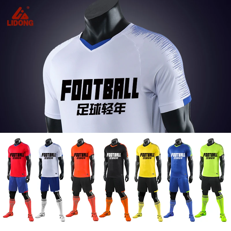 Antibacterial Kit Manufacturer Set Football Soccer Jersey Wear Cheap