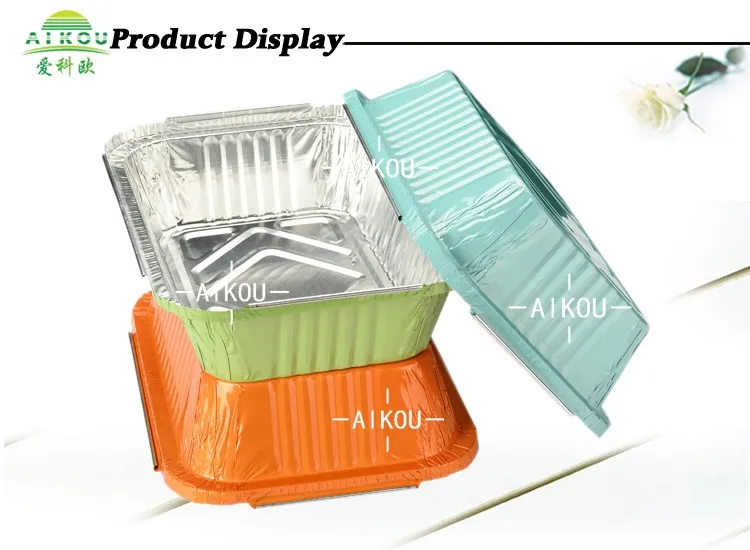 Custom Made Microwave Aluminium Foil Food Tray For Bakery - Buy