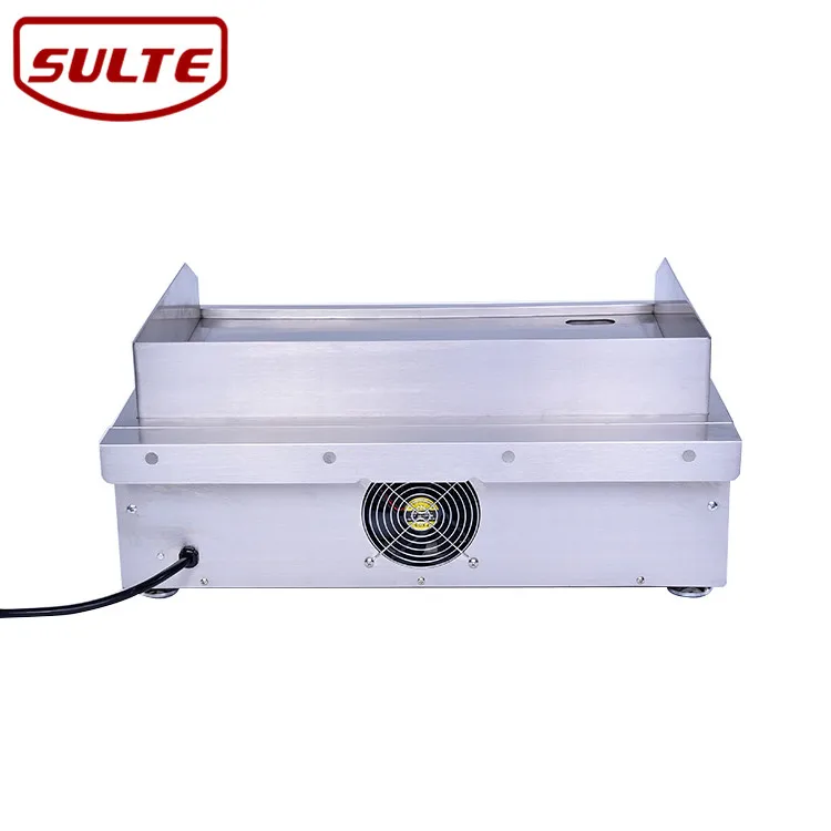 Fast Heating Induction Flat Griddle 5kw Commercial Electric Induction