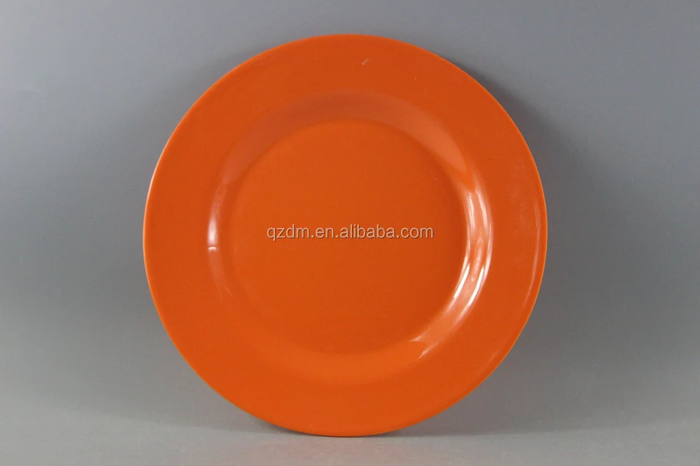 Orange Color Melamine Dish,Melamine Orange Plate