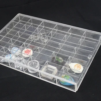 Clear Acrylic Divided Storage Boxes