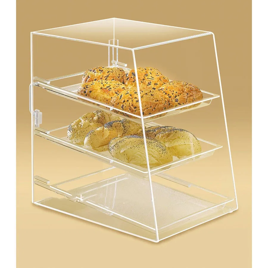 Two Layers Acrylic Bread Cookies Display Case Storage Stand Buy