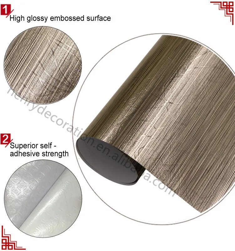 Embossed Pvc Self Adhesive Wood Grain Vinyl Film Buy Embossed Pvc