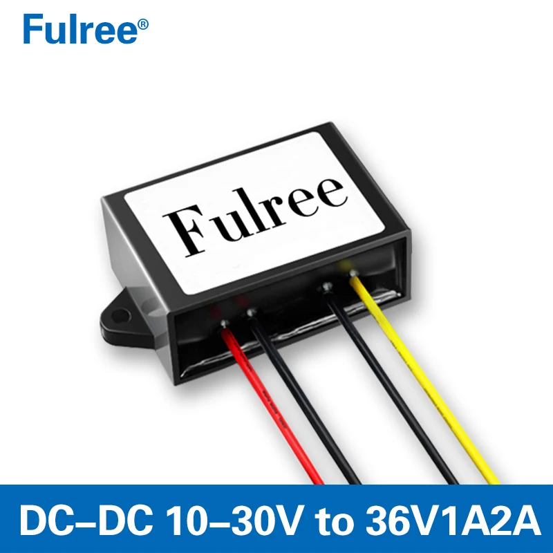 Waterproof Step Up DC DC Converter 12V 24V to 36V 1A 36W 2A 72W Boost Car Power Converter