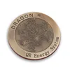 round engraved metal coaster, promotion table mat