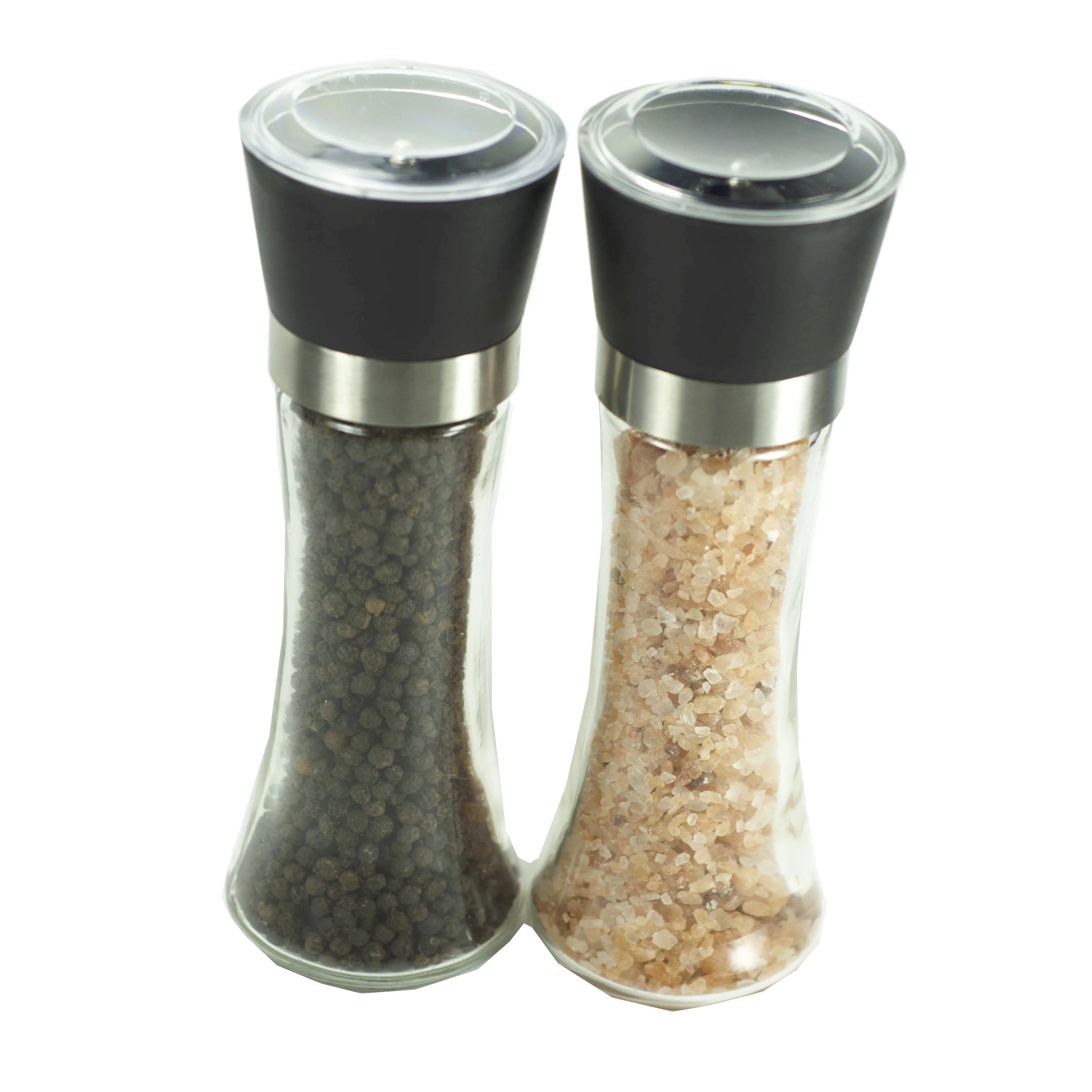 Tall Glass Bottle Ceramic Salt Grinder Pepper Mill Parts - Buy Pepper ...